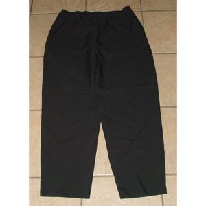 Vintage Black Plus Sz 20 Casual or Dress Elastic Waist Pull On Pants BEND OVER